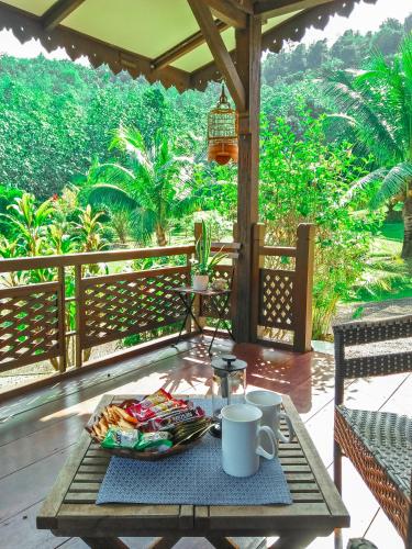 Balcon ou terrasse dans l'établissement Alamanda Villas Langkawi