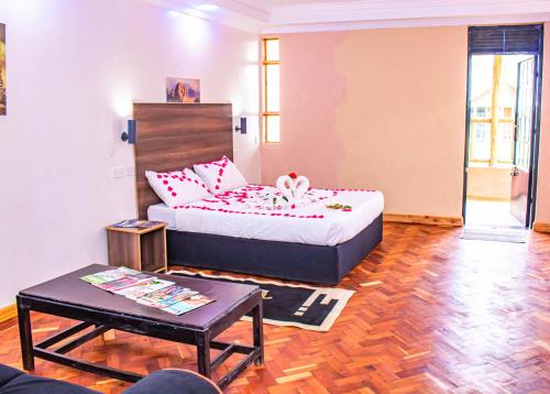 Postel nebo postele na pokoji v ubytování Anka Resort
