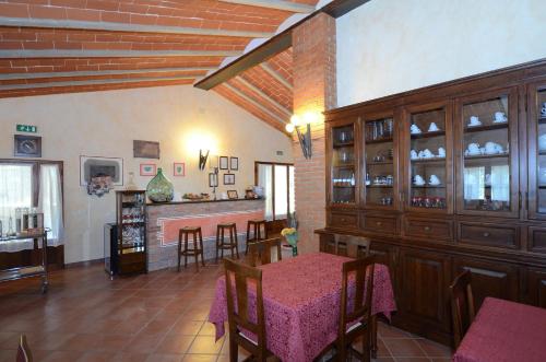 Η κουζίνα ή μικρή κουζίνα στο Agriturismo La Casella