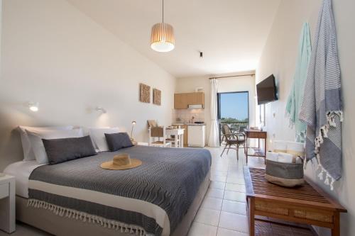 Postel nebo postele na pokoji v ubytování Kanso Rooms