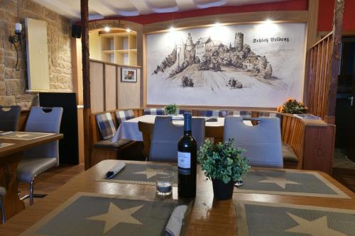 Χώρος καθιστικού στο Gasthof Zur Grafschaft Veldenz
