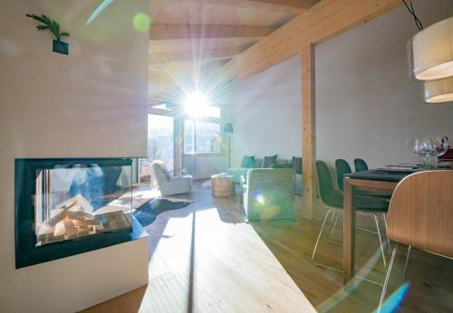 Posezení v ubytování Chalet Ledibach