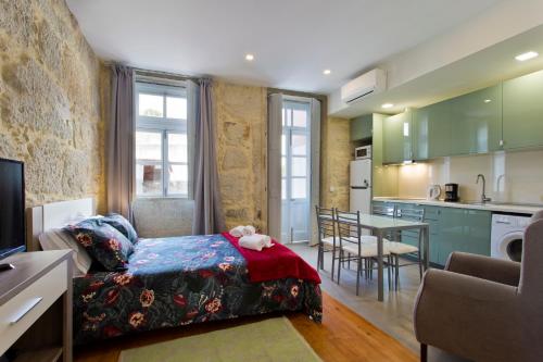 Kuchyň nebo kuchyňský kout v ubytování Casas de Vera Cruz