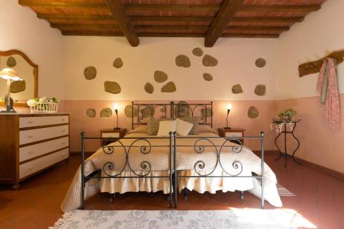 Ένα ή περισσότερα κρεβάτια σε δωμάτιο στο Agriturismo Canale