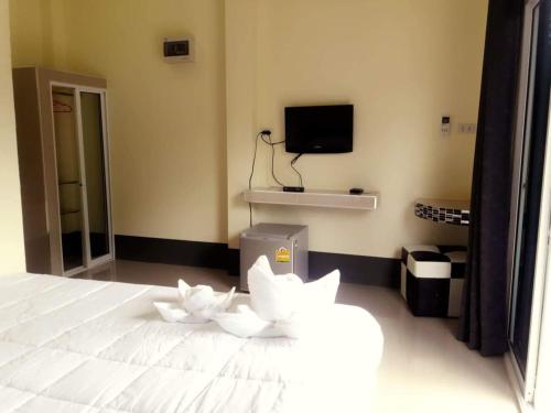 Ένα ή περισσότερα κρεβάτια σε δωμάτιο στο Lung Pod 9 resort