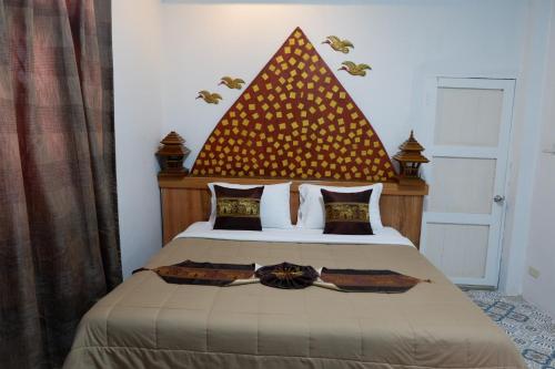 Cama o camas de una habitación en The Park Ayutthaya Resort And Spa
