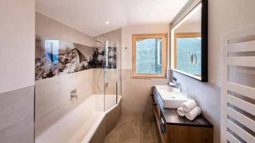 Ein Badezimmer in der Unterkunft Chalet´s Alpenjuwel