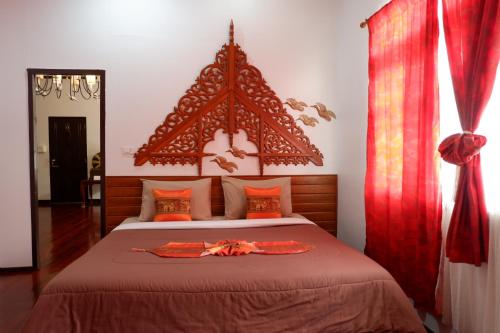 Cama o camas de una habitación en The Park Ayutthaya Resort And Spa