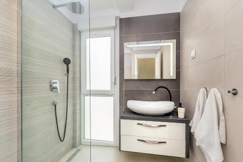 Koupelna v ubytování Apartments Solis Lacus Penthouse