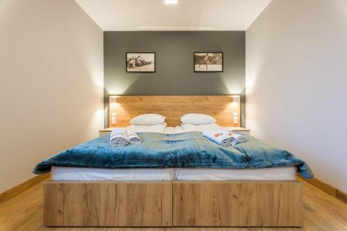 Postel nebo postele na pokoji v ubytování Hotel***Gorce