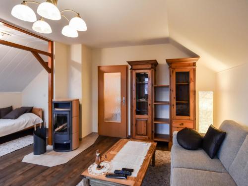 Χώρος καθιστικού στο Ferienhaus Jasmund