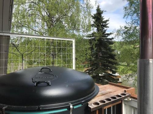 Kemudahan BBQ tersedia untuk tetamu di chalet