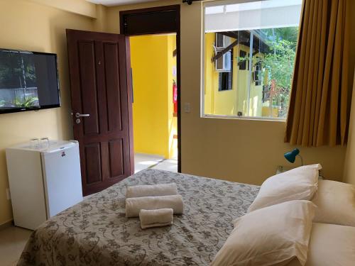
Cama ou camas em um quarto em Villa Simone
