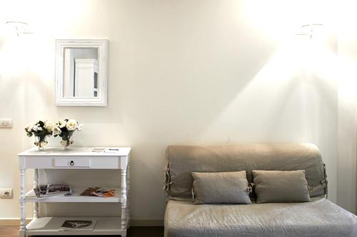 Χώρος καθιστικού στο Porta Nuova Bergamo Apartments