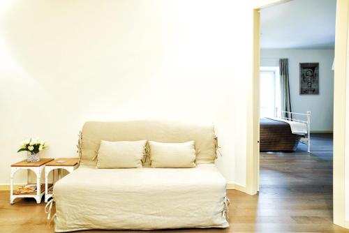 Χώρος καθιστικού στο Porta Nuova Bergamo Apartments