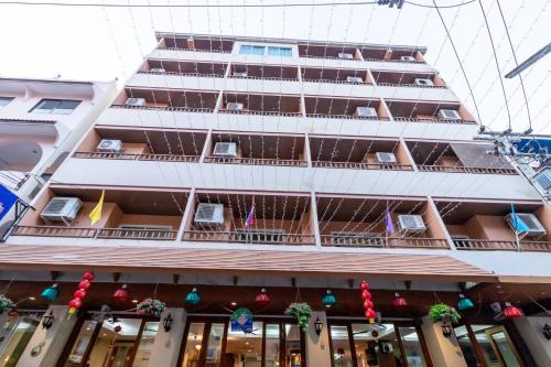 Bygningen som hotellet ligger i