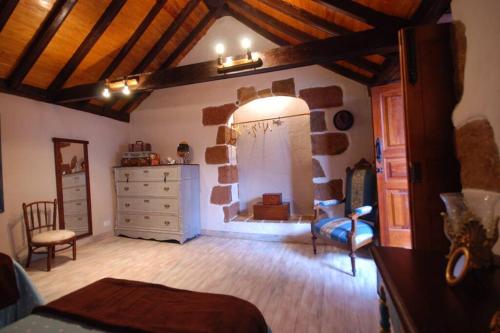Ένα ή περισσότερα κρεβάτια σε δωμάτιο στο Casa Verodes