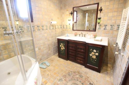 Koupelna v ubytování Villa Cosy