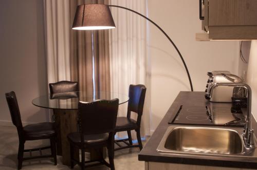 Kuchyň nebo kuchyňský kout v ubytování Rawdon Golf Resort