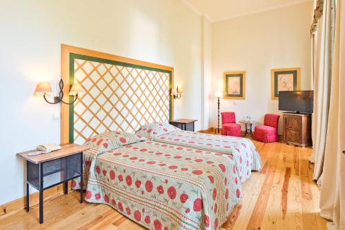 Кровать или кровати в номере Flag Hotel Convento do Desagravo