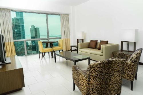 Zona de estar de Decapolis Hotel Panama City