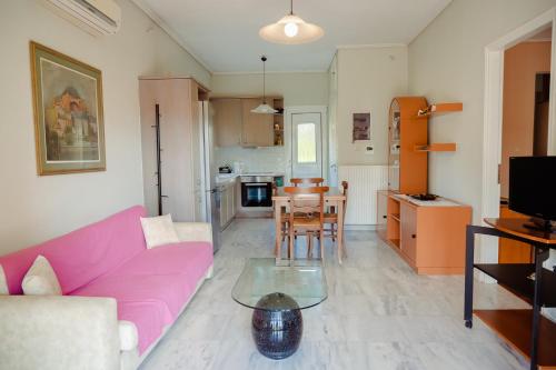 Kuchyň nebo kuchyňský kout v ubytování Seafront Apartment
