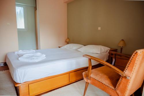 Postel nebo postele na pokoji v ubytování Seafront Apartment