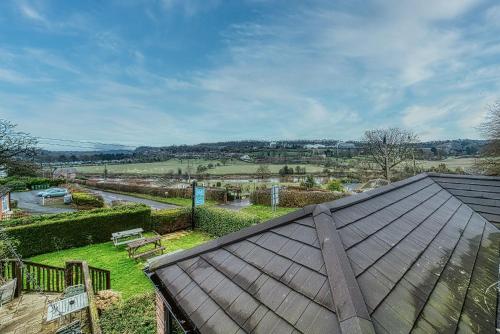 an overhead view of a roof of a building at The Swan Inn in Bridgnorth