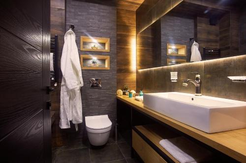 Koupelna v ubytování Green Boutique Hotel