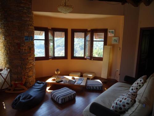 Posezení v ubytování Homer's Guesthouse