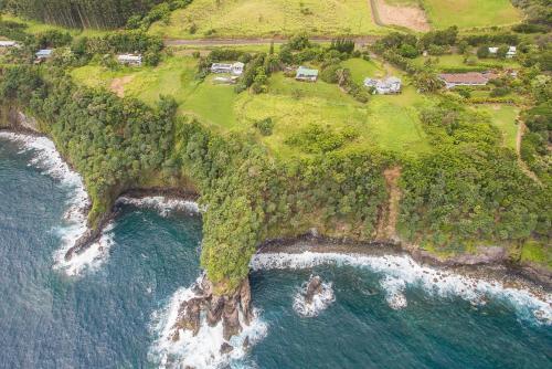 Et luftfoto af Hale Hamakua home