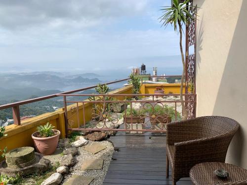 Nespecifikovaný výhled na hory nebo výhled na hory při pohledu z bed and breakfast
