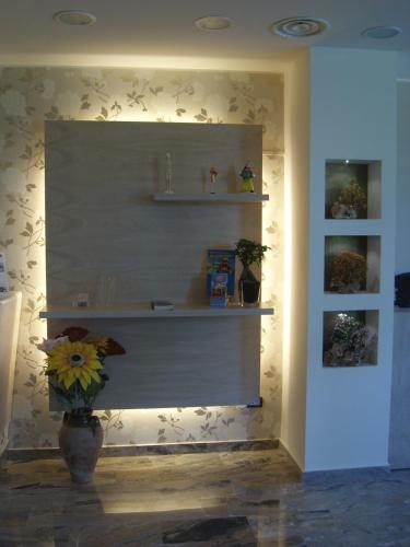 Una cocina o zona de cocina en Hotel Giannina