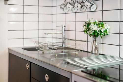 Una cocina o cocineta en Boutique Accommodation