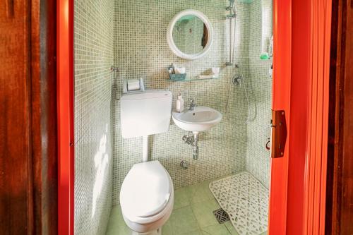 Koupelna v ubytování B&B Borgo Antico