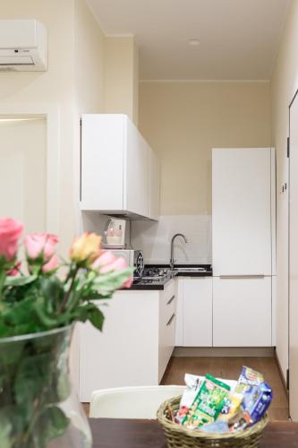 Dapur atau dapur kecil di Agave in Città