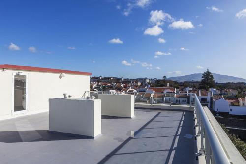 a view from the roof of a house at Hotel Sete Cidades in Ponta Delgada