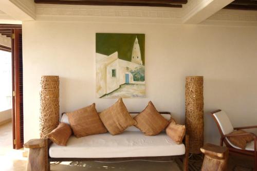 Χώρος καθιστικού στο Peponi Hotel Lamu - Kenya