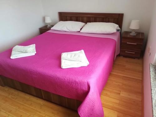 Postel nebo postele na pokoji v ubytování Appartamento 5 M Dal Mare