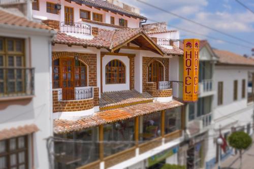 Edificio en el que se encuentra el hostal o pensión