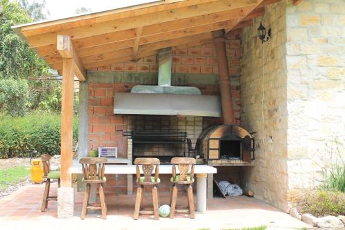 Patio nebo venkovní prostory v ubytování Hacienda Moncora, un lugar hermoso para toda la familia y los amigos