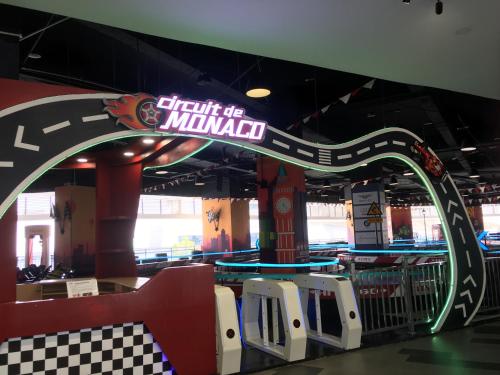 a sign that says light of miami in a mall at Studio I-Soho D'Gunduls Homestay by DGH I-CITY in Shah Alam