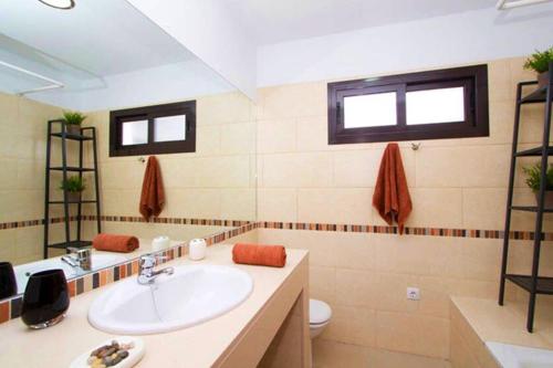 Koupelna v ubytování Casa Vilas