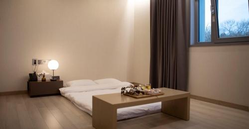 Letto o letti in una camera di Centro Hotel