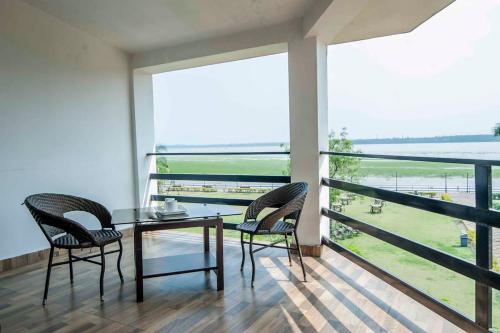 Balkón nebo terasa v ubytování Hotel Sonar Bangla Kolaghat