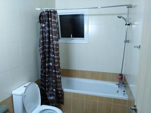A bathroom at Xylophagou Larnaca Ayia Napa 1 bedroom apartment