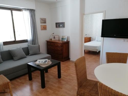 Postel nebo postele na pokoji v ubytování Apartamento cerca de la Ciudad de las Ciencias