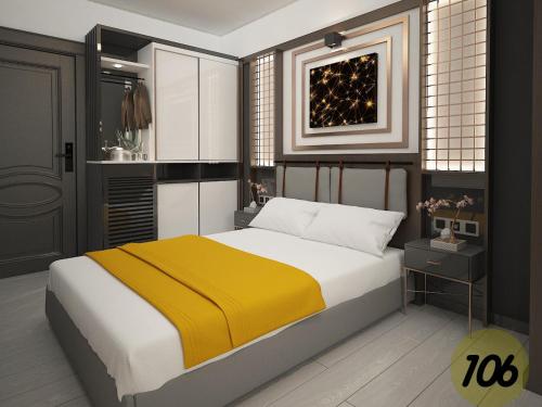 Ένα ή περισσότερα κρεβάτια σε δωμάτιο στο Exporoyal Hotel