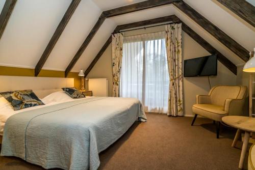 Hostellerie Schuddebeursにあるベッド