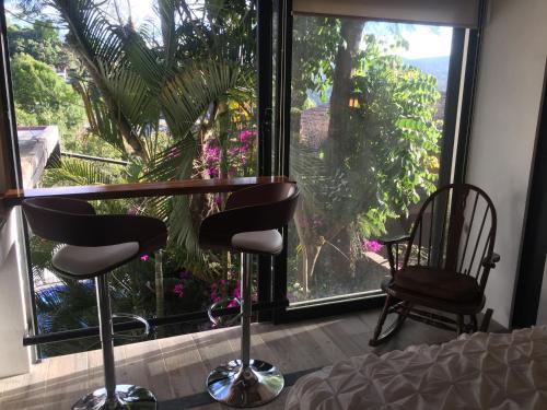 Un jardín fuera de Casa Acento